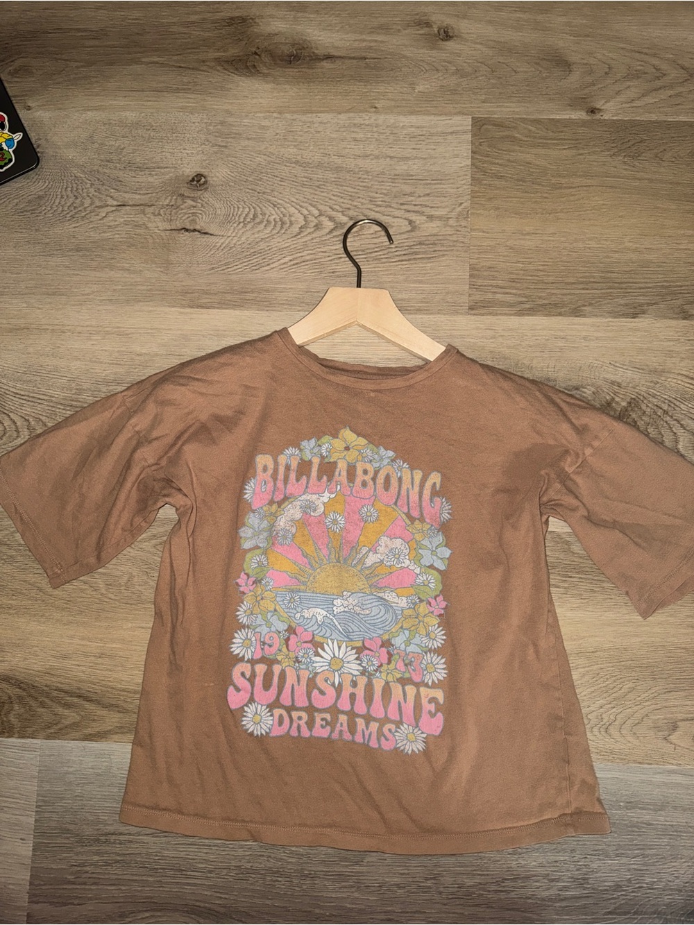 Billabong Brown Graphic Tee